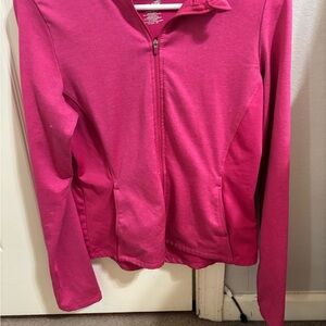 Vibrant Pink Zip-Up Jacket